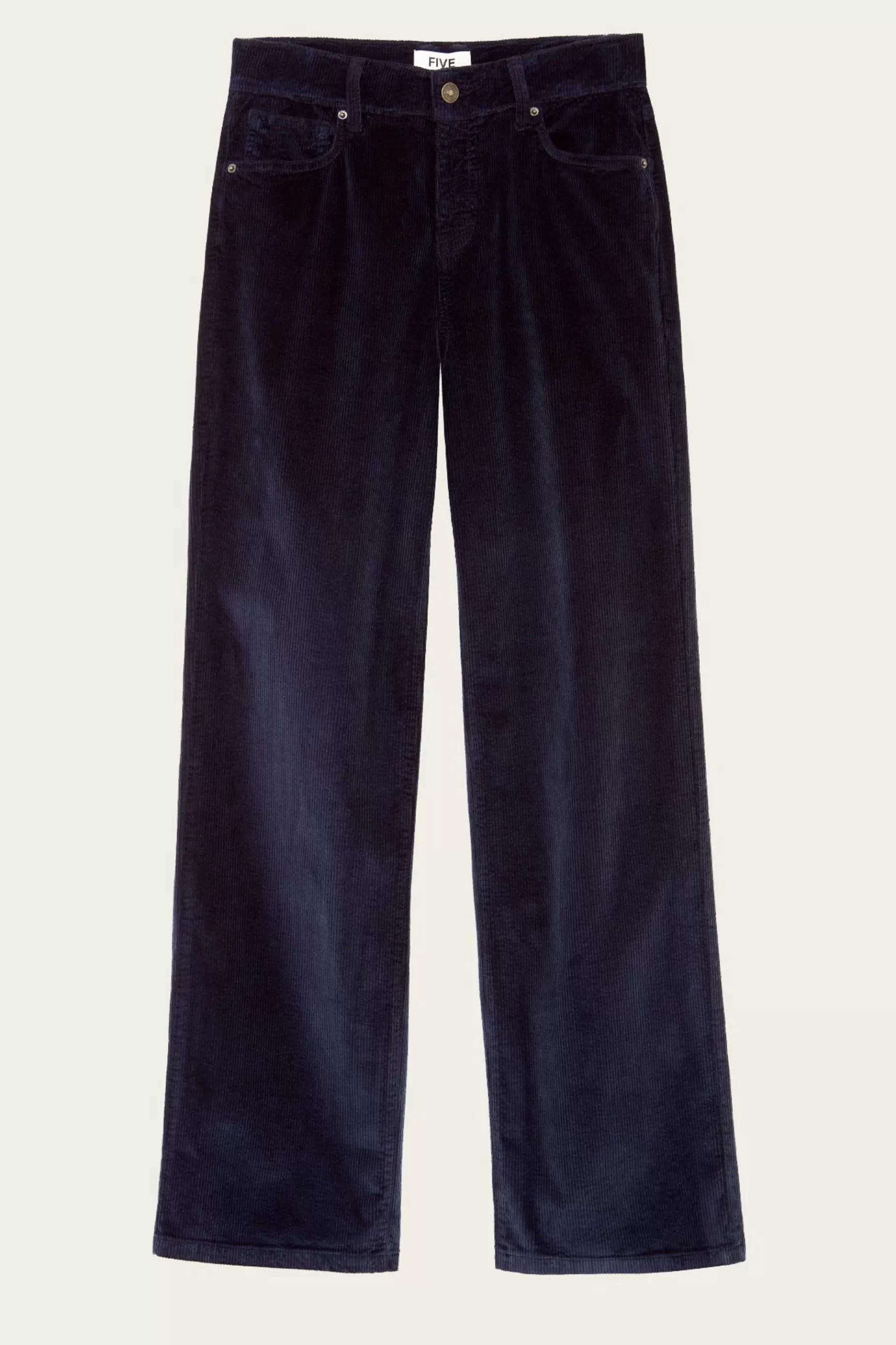 Pants-Five Jeans 463 Line Wide Pants Navy