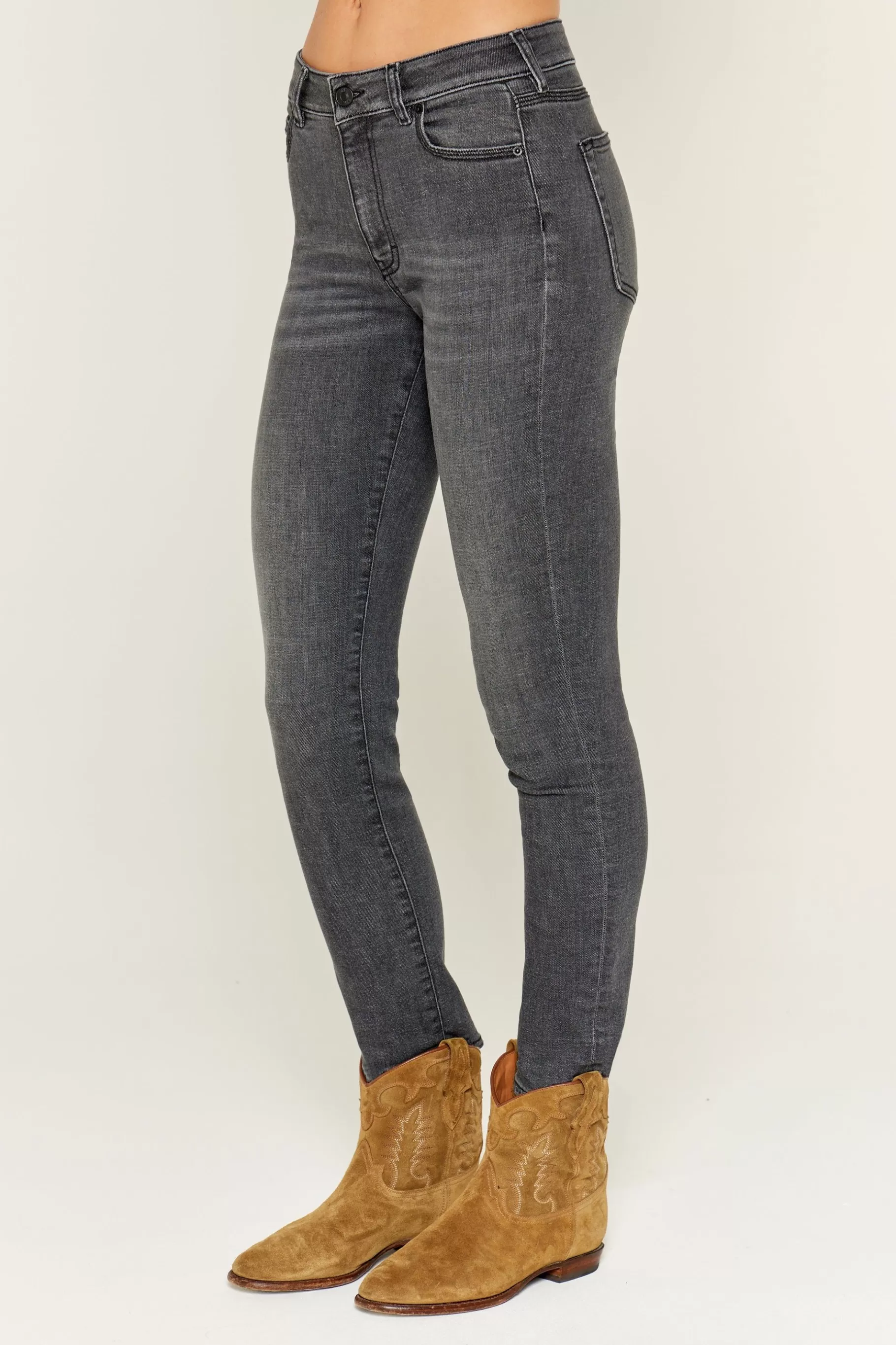 Jeans-Five Jeans 503 Karen Jeans Slim Gray