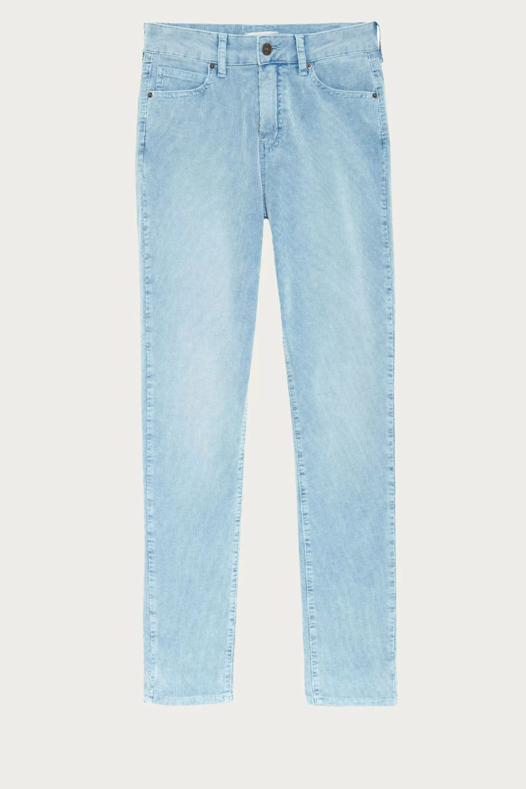 Pants-Five Jeans 597 Karen Slim Trousers Light Blue