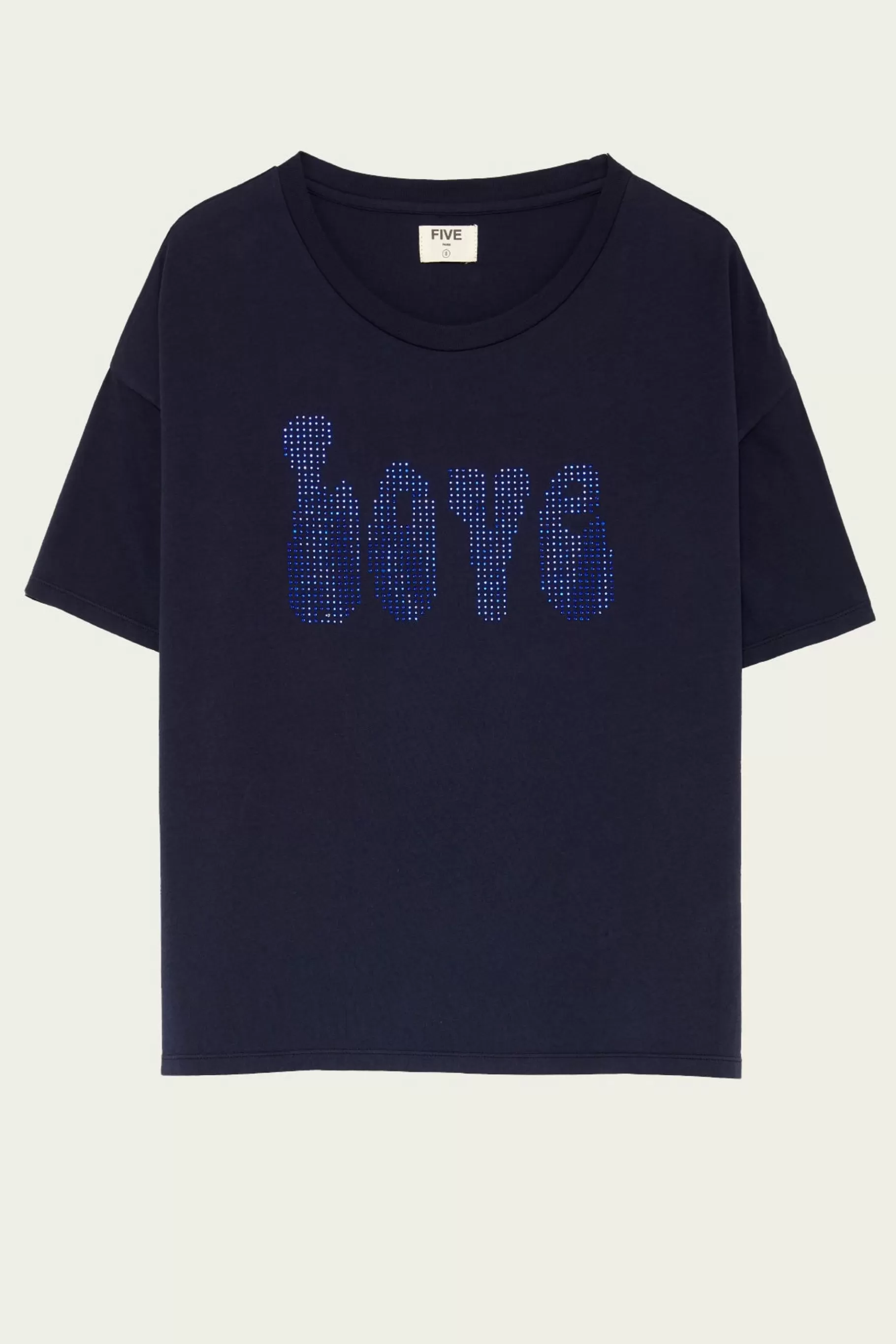 Tee-Shirts-Five Jeans Be Ove T Navy