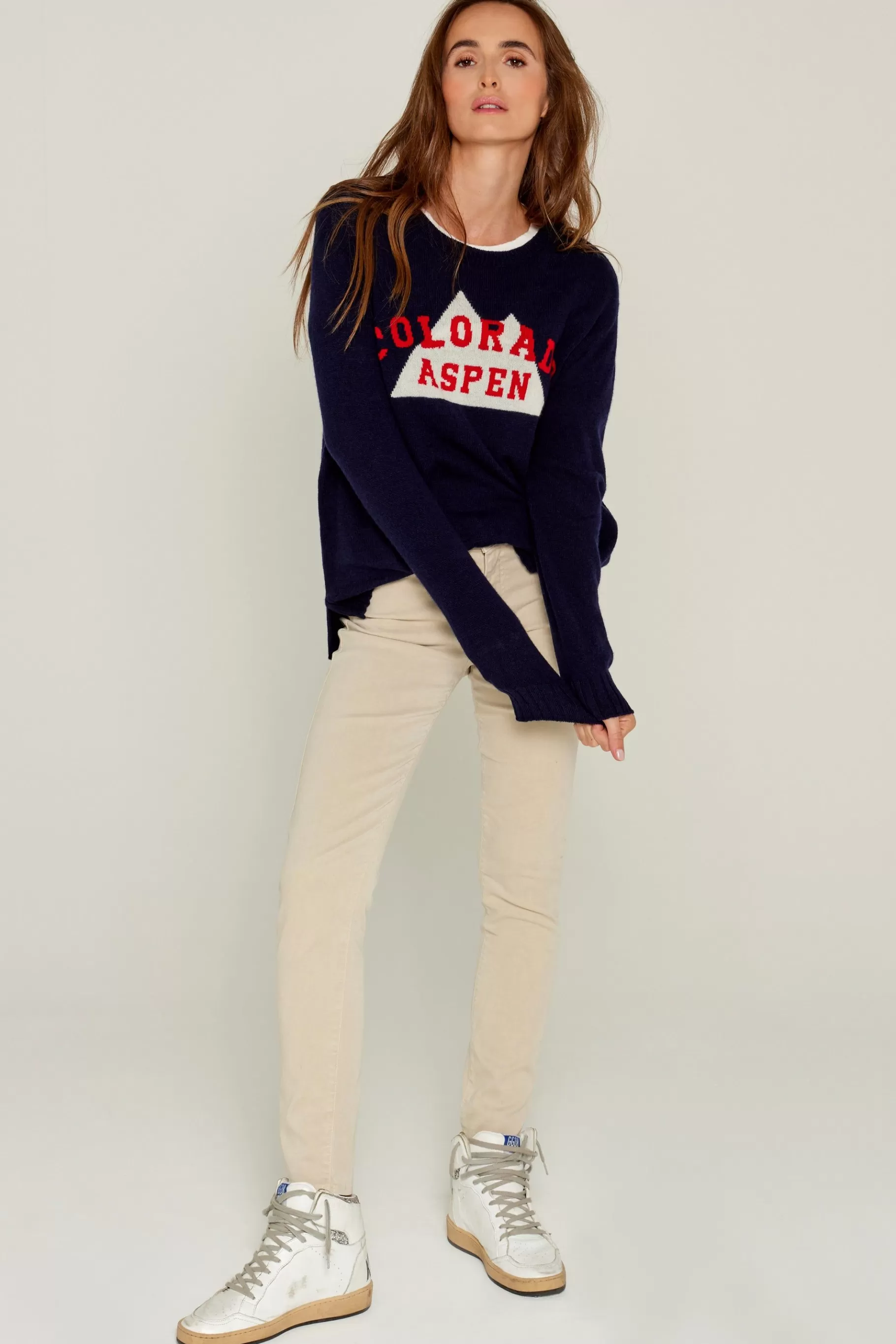 Jumpers And Vests-Five Jeans Co Orado Weater Navy