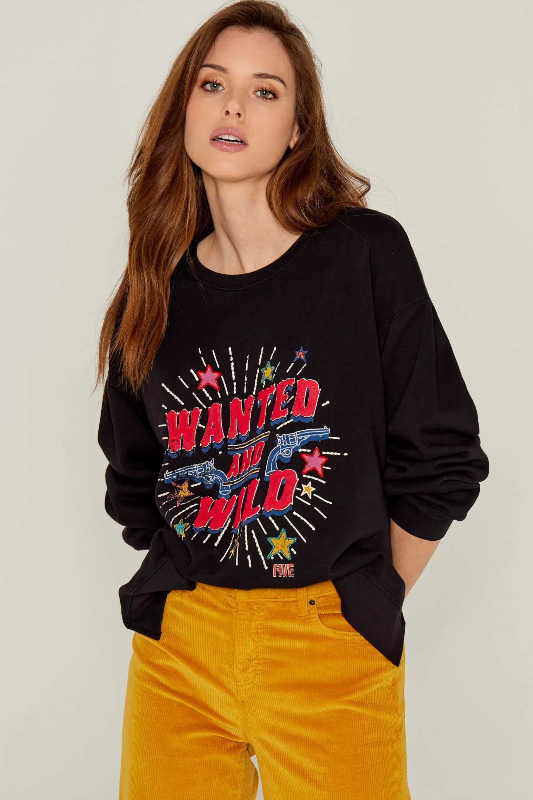 Sweatshirts-Five Jeans Wanted Weat Hirt B Ack